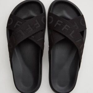 Black Slide Sandals
